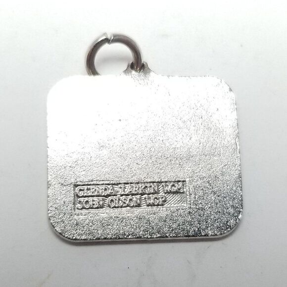 Vintage Oregon 1994 Tapestry of Life Humming Bird Enamel Pendant Charm, Blue - Picture 4 of 6